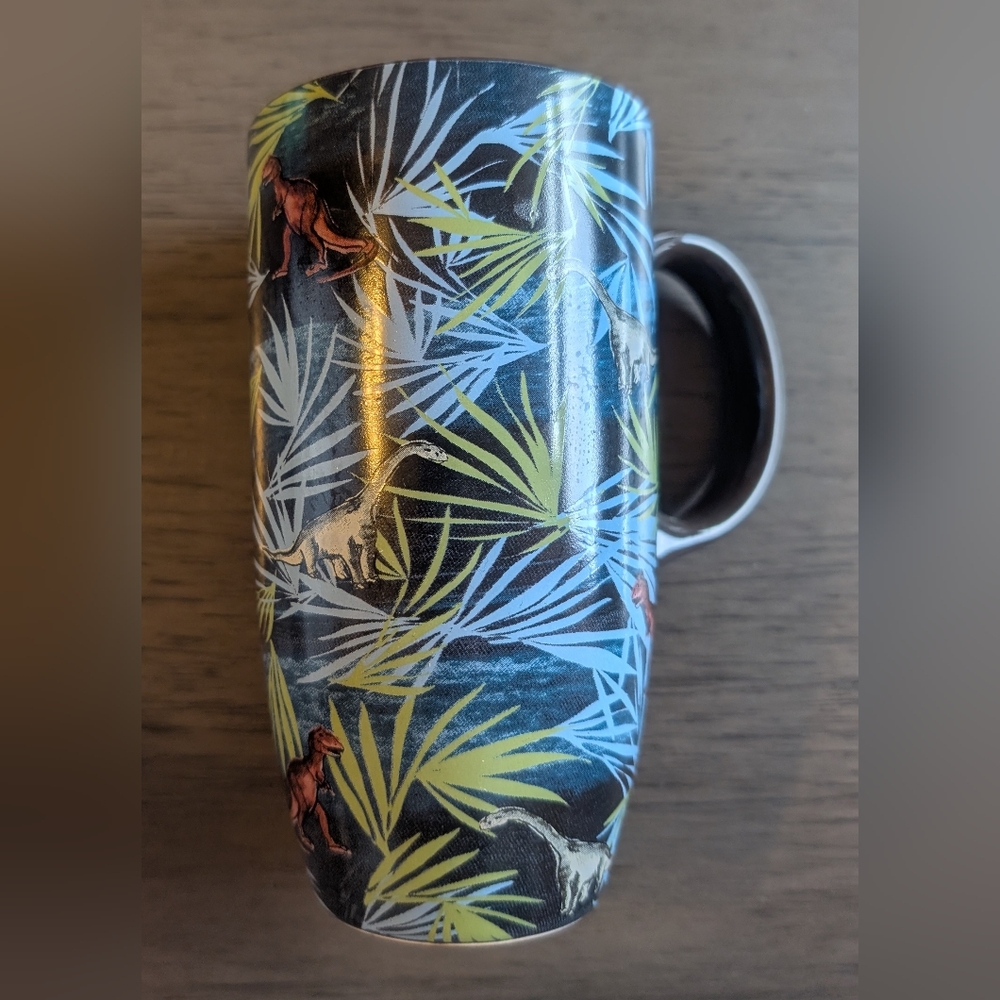 Paper Destiny Dino & Palm Travel Coffee/Tea Mug